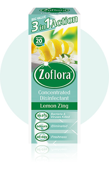 Zoflora Lemon Zing Packaging